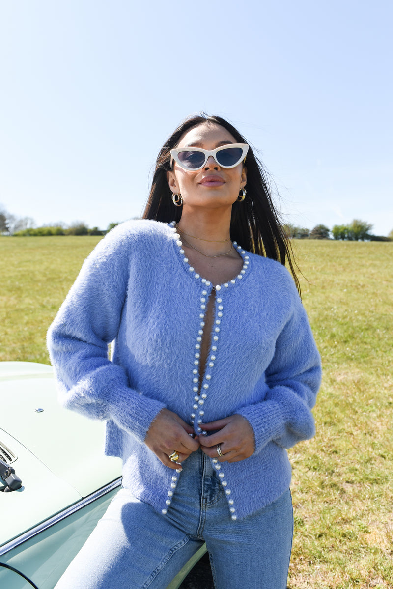 Blue Pearl Cardigan – Muse and Moda