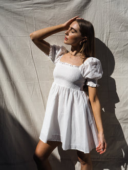 White Mini Dress