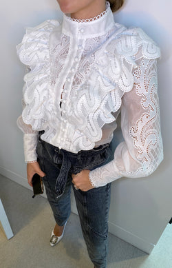 Spring Ruffle Shirt